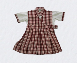 school shirts half pinafore