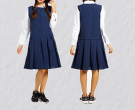 school shirts half pinafore